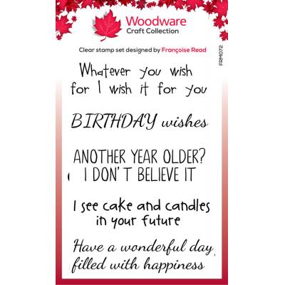 Woodware Stempel - More Wishes