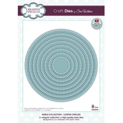 Creative Expressions Craft Die - Looped Circles