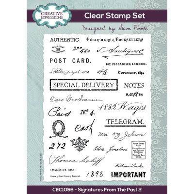 Creative Expressions Stempel - Signatures From The Past 2