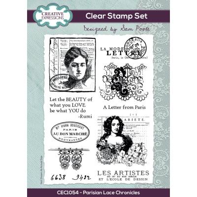 Creative Expressions Stempel - Parisian Lace Chronicles