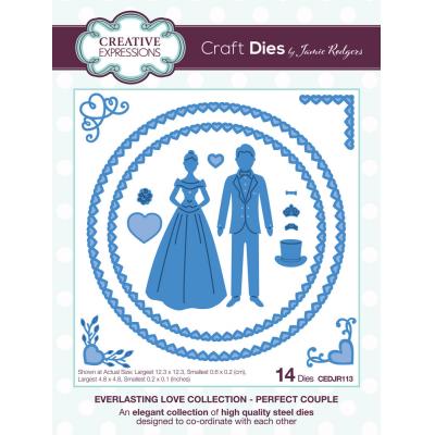 Creative Expressions Craft Die - Everlasting Love Perfect Couple
