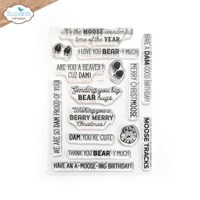 Elizabeth Craft Designs Stempel - Bear, Moose, Beaver