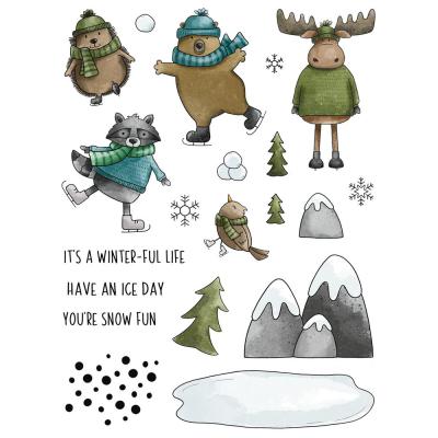 Creative Expressions Jane's Doodles Stempel - Snow Fun