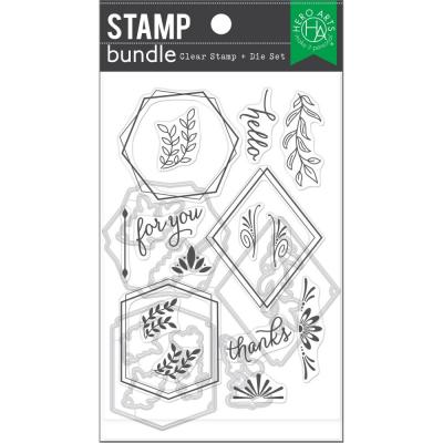 Hero Arts Stamp & Die Combo - Geometric Frames