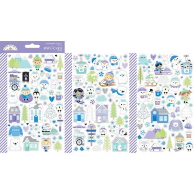 Doodlebug Snow Much Fun - Mini Incos Sticker