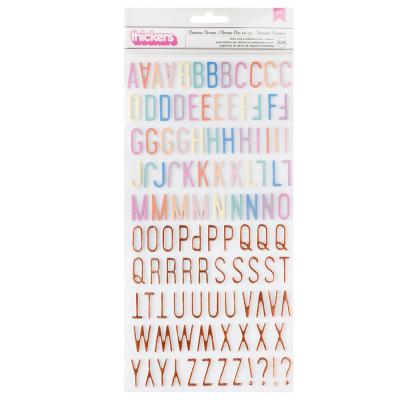 American Crafts Celes Gonzalo Rainbow Avenue - Thickers Alpha Rose Gold Foil