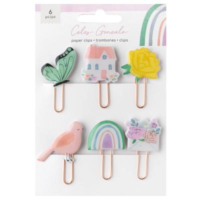 American Crafts Celes Gonzalo Rainbow Avenue - Paper Clips