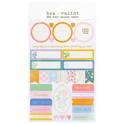 American Crafts Bea Valint Poppy and Pear - Sticker Book