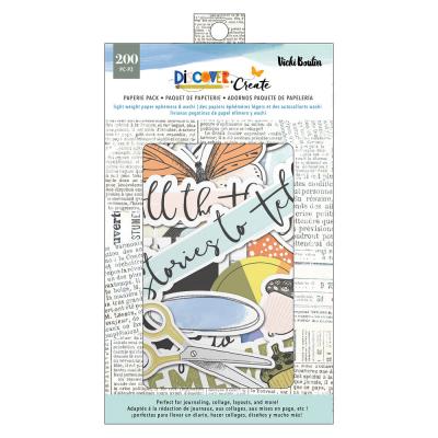 American Crafts Vicki Boutin Discover + Create -  Paperie Pack