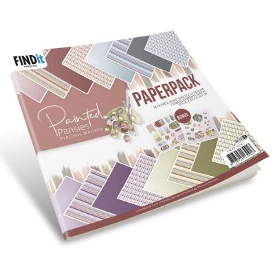 Find It Trading Paper Pack - Painted Pansies
