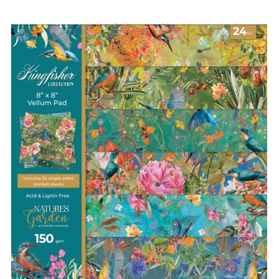 Crafter's Companion Kingfisher Collection - Vellum Pad
