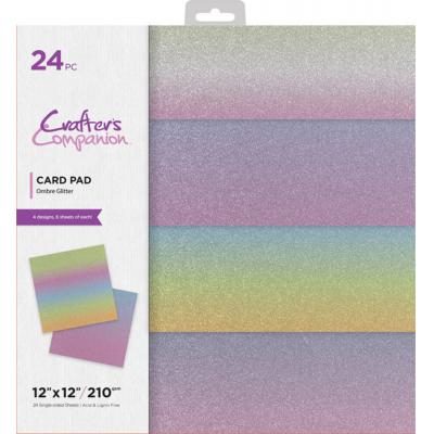 Crafter's Companion Paper Pad - Ombre Glitter