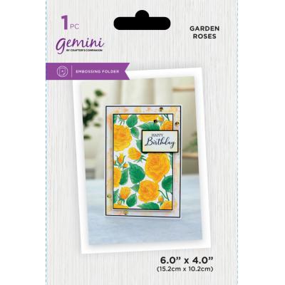 Gemini Embossingfolder - Garden Rose