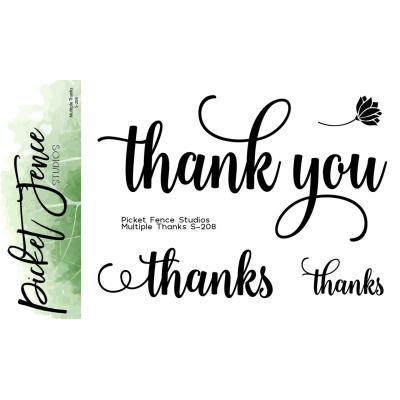 Picket Fence Studios Stempel - Multiple Thanks