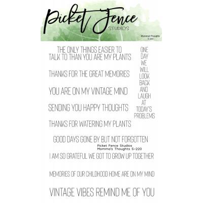 Picket Fence Studios Stempel - Momma's Thoughts