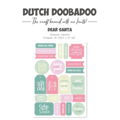 Dutch Doobadoo Dear Santa