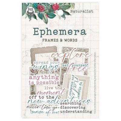 Piatek13 Naturalist - Ephemera Frames & Words