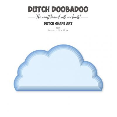 Dutch DooBaDoo Stencil - Cloud