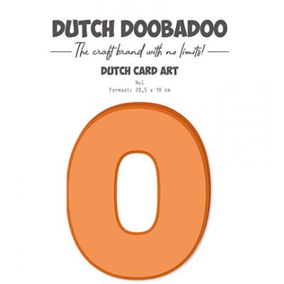 Dutch DooBaDoo Stencil - Zero