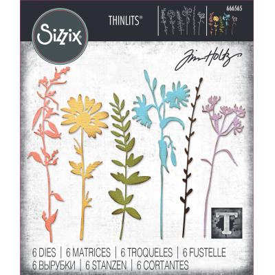 Sizzix Thinlits Die - Vault Wildflowers