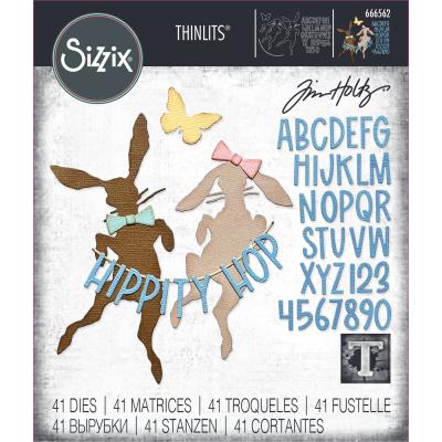 Sizzix Thinlits Die - Vault Hippity Hop
