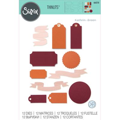 Sizzix Thinlits Die - Vintage Tags & Banners