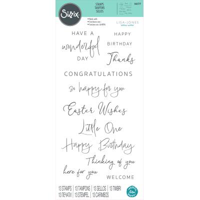 Sizzix Stempel - Daily Sentiments