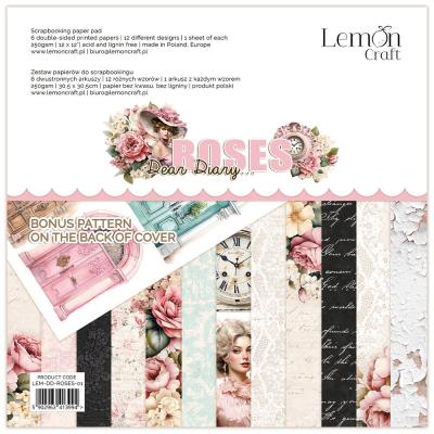 LemonCraft Dear Diary Roses - Paper Pad
