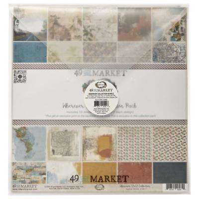 49 and Market Wherever - Bundle With Custom Chipboard
