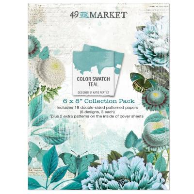 49 and Market Color Swatch Teal - Paper Pack