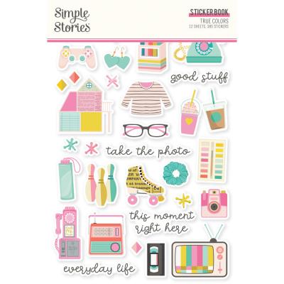 Simple Stories True Colors - Sticker Book