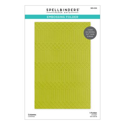 Spellbinders Embossing Folder - Columns