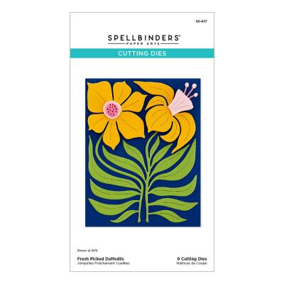 Spellbinders Etched Dies - Fresh Picked Daffodils