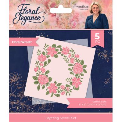 Crafter's Companion Floral Elegance - Floral Wreath