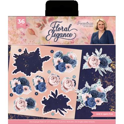 Crafter's Companion Floral Elegance - Decoupage Pad