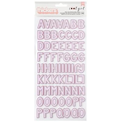 American Crafts Pebbles Cool Girl - Thickers Alpha