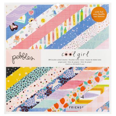 American Crafts Pebbles Cool Girl - Paper Pad