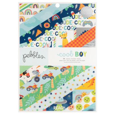American Crafts Pebbles Cool Boy - Paper Pad