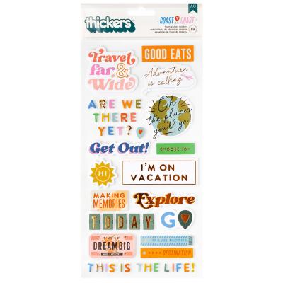 American Crafts Coast to Coast - Thickers Phrase