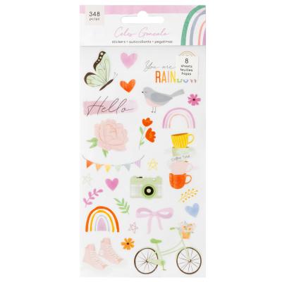 American Crafts Celes Gonzalo Rainbow Avenue - Sticker Book