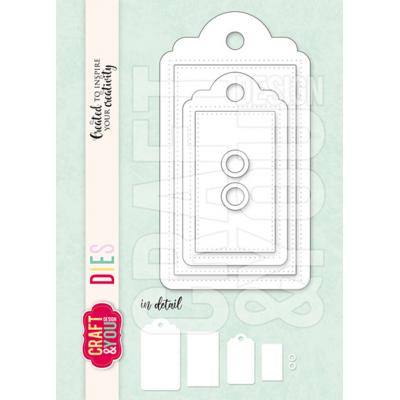 Craft & You Design Cutting Dies - Tag Set