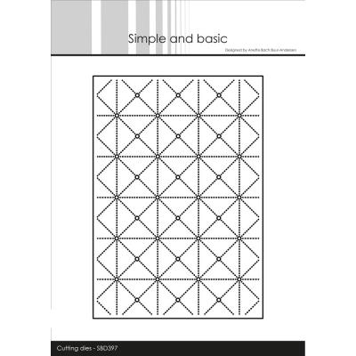 Simple and Basic Dies - Diagonal Stripes A6