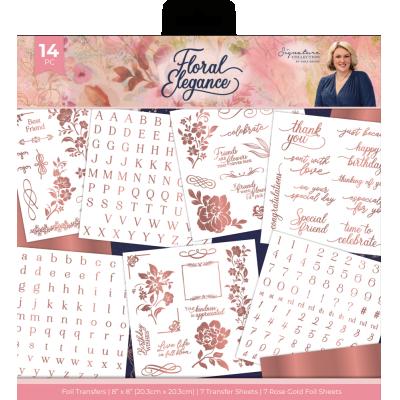 Crafter's Companion Floral Elegance -  Foil Transfers