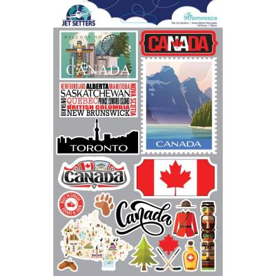 Reminisce Jet Setters 3.0 Dimensional Stickers - Canada