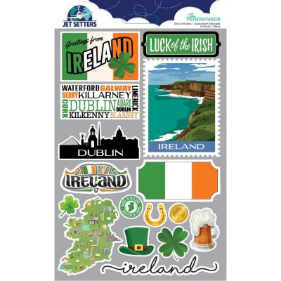 Reminisce Jet Setters 3.0 Dimensional Stickers - Ireland