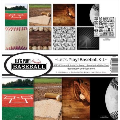 Reminisce Collection Kit - Let's Play Baseball