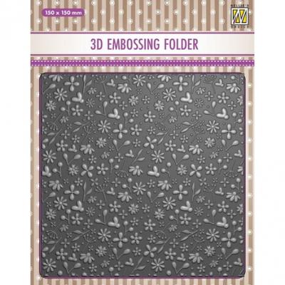 Nellie Snellen 3D Embossing Folder - Spring Flowers
