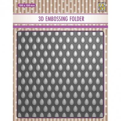 Nellie Snellen 3D Embossing Folder - Eggs