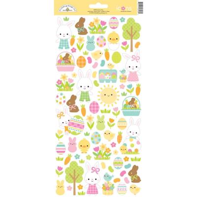 Doodlebug Bunny Hop - Icons Sticker