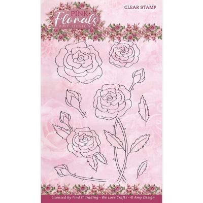 Find It Trading Amy Design Pink Florals - Rose